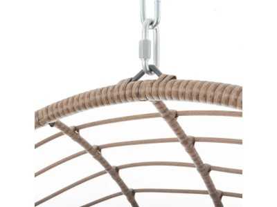 Chaise suspendue en finition naturelle - EMMANUELLE