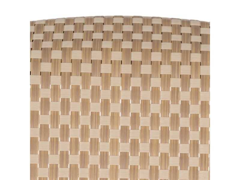 Taburete para exterior de aluminio y textileno - GARTEN BEIGE