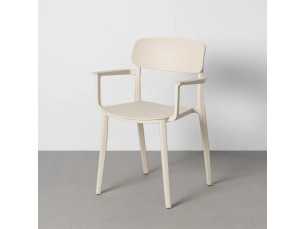 Stackable outdoor chair - ALTEA CREMA