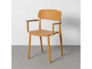 Silla para exterior apilable - ALTEA OCRE