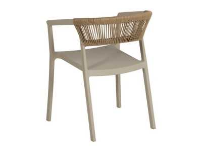 Silla para exterior de polipropileno - SOMMER BEIGE