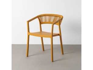 Silla para exterior de polipropileno - SOMMER OCRE