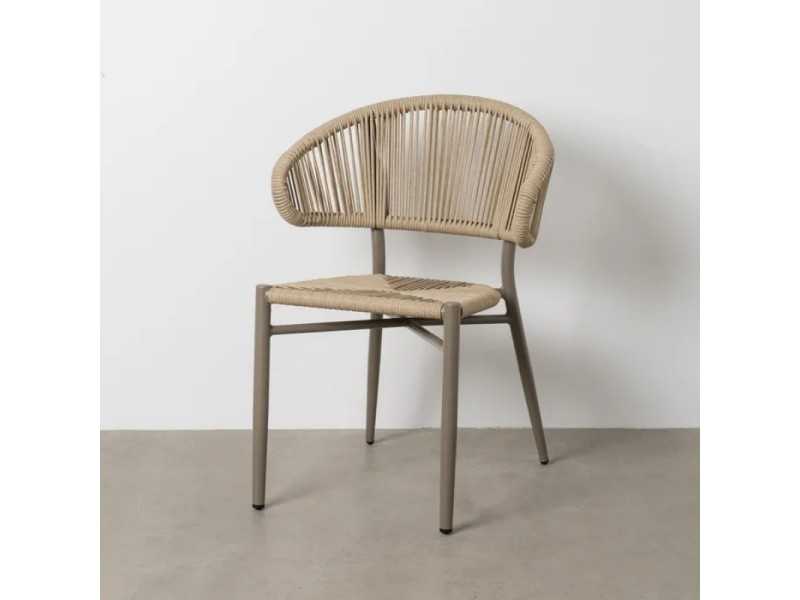 Outdoor chair made of aluminium and polyethylene - CALPE