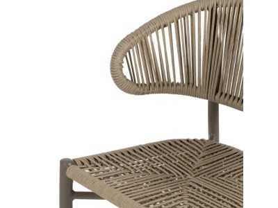 Silla de exterior de aluminio y polietileno - CALPE