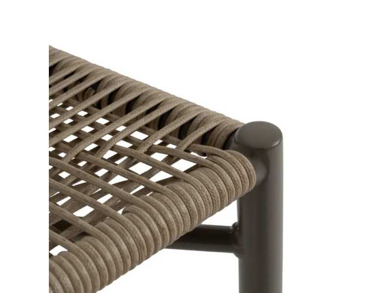 Chaise d'extérieur en aluminium et polyéthylène - CALPE