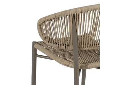 Silla de exterior de aluminio y polietileno - CALPE