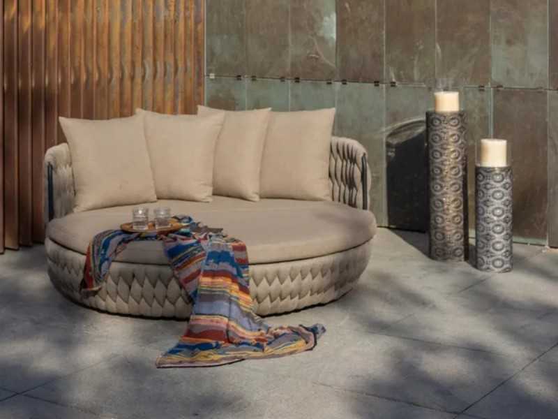 Round outdoor bed - BLANES