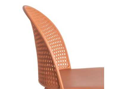 Outdoor chair made of polypropylene and steel - SIESTA TEJA