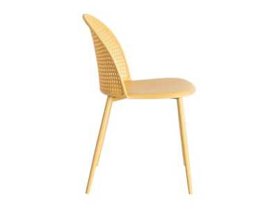 Outdoor chair made of polypropylene and steel - SIESTA AMARILLO