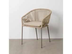 Chaise d'extérieur en aluminium et polyéthylène - HAITÍ