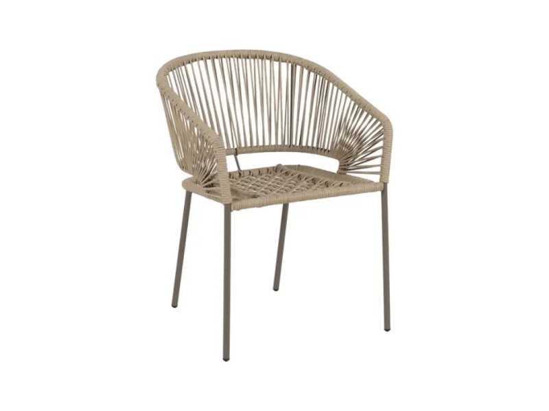 Chaise d'extérieur en aluminium et polyéthylène - HAITÍ