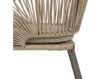 Chaise d'extérieur en aluminium et polyéthylène - HAITÍ