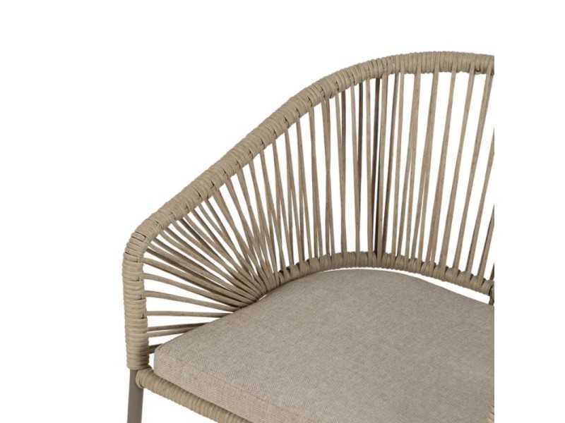 Silla de exterior de aluminio y polietileno - HAITÍ