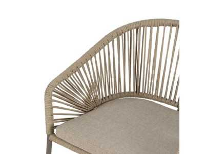 Silla de exterior de aluminio y polietileno - HAITÍ