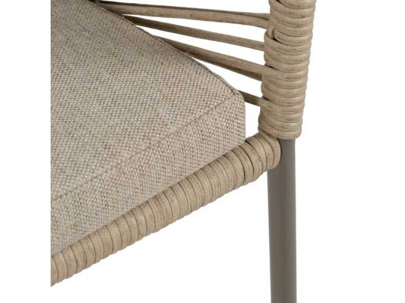 Outdoor chair made of aluminium and polyethylene - HAITÍ