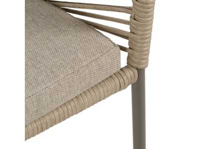 Outdoor chair made of aluminium and polyethylene - HAITÍ