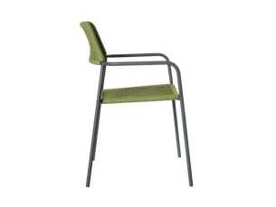 Chaise d'extérieur en acier et corde - BENIDORM VERDE 2