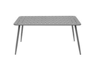 Table d'extérieur en acier laqué - BENIDORM BEIGE 2