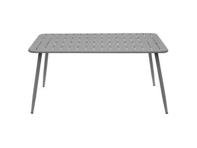 Outdoor table made of lacquered steel - BENIDORM BEIGE