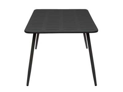 Outdoor table made of lacquered steel - BENIDORM GRAFITO