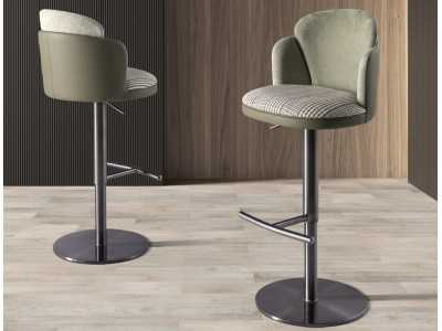 Modern design swivel stool - MONTPELLIER
