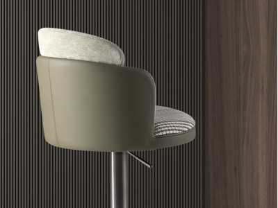 Modern design swivel stool - MONTPELLIER