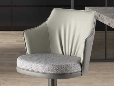 Modern design swivel stool - METZ