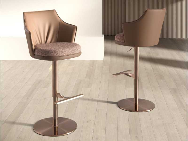 Modern design swivel stool - MILLAU