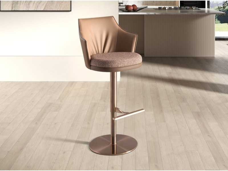 Modern design swivel stool - MILLAU