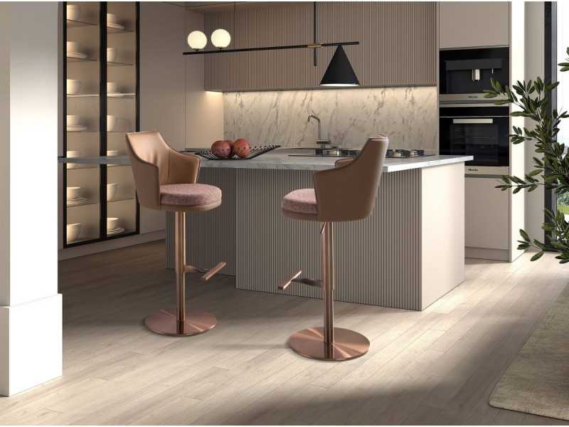 Modern design swivel stool - MILLAU