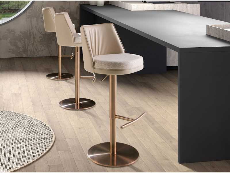 Modern design swivel stool - MEAUX