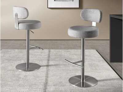 Modern design swivel stool - MÉRIBEL