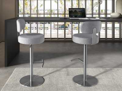Modern design swivel stool - MÉRIBEL