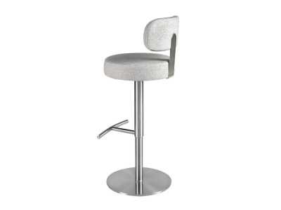 Modern design swivel stool - MÉRIBEL