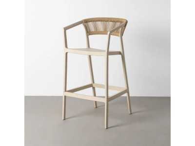 Tabouret / chaise d'extérieur en polypropylène - SOMMER BEIGE