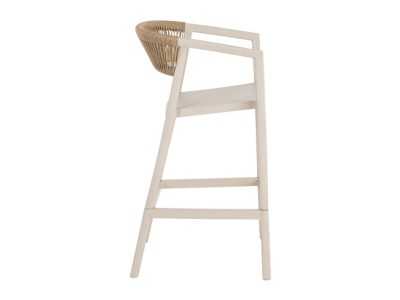 Polypropylene outdoor stool/chair - SOMMER BEIGE