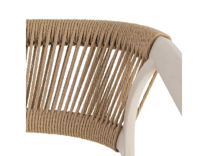 Tabouret / chaise d'extérieur en polypropylène - SOMMER BEIGE