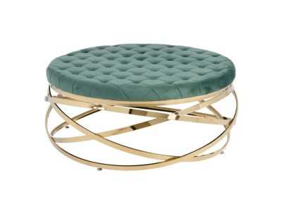 Round upholstered coffee table - ALMA