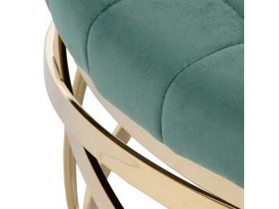 Round upholstered coffee table - ALMA