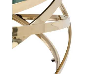 Round upholstered coffee table - ALMA