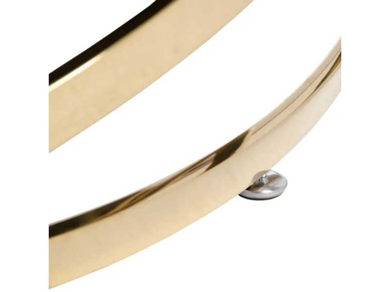 Round upholstered coffee table - ALMA