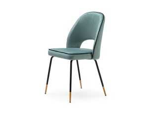 Upholstered designer chair - DAVIDE VERDE