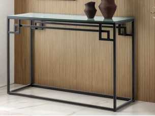 Console en acier inoxydable noir époxy - ATTERT NOIR 2