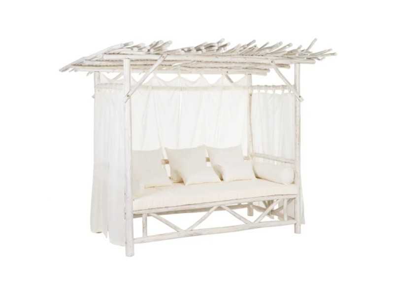 Cama balinesa de madera de teca - NELKE