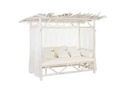 Cama balinesa de madera de teca - NELKE