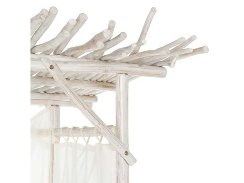 Lit balinais en bois de teck - NELKE