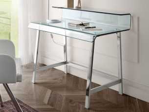 Tempered glass desk - PARIS