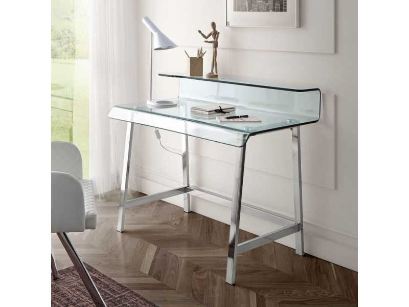 Bureau en verre trempé - PARIS