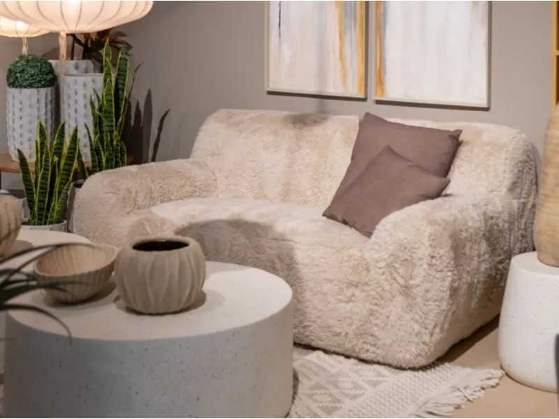 Sofá de invierno tapizado - ESPOO BEIGE