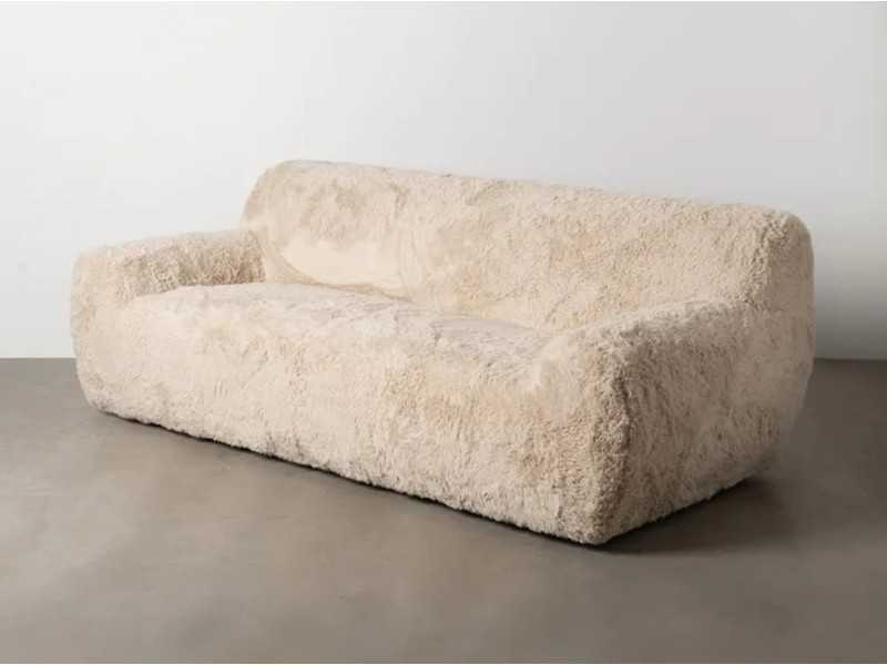 Upholstered winter sofa - ESPOO BEIGE